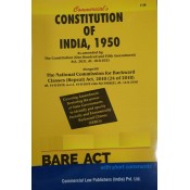 Commercial's The Constitution of India, 1950 Bare Act 2022